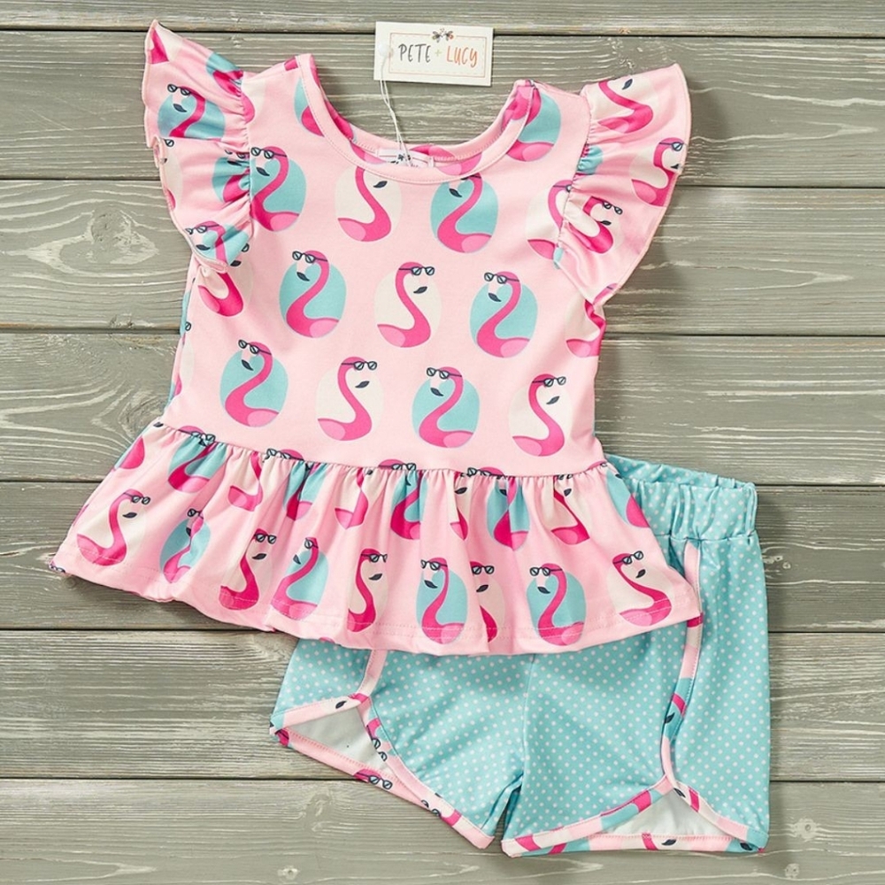 New 2-Piece Baby & Girl Clothes Set